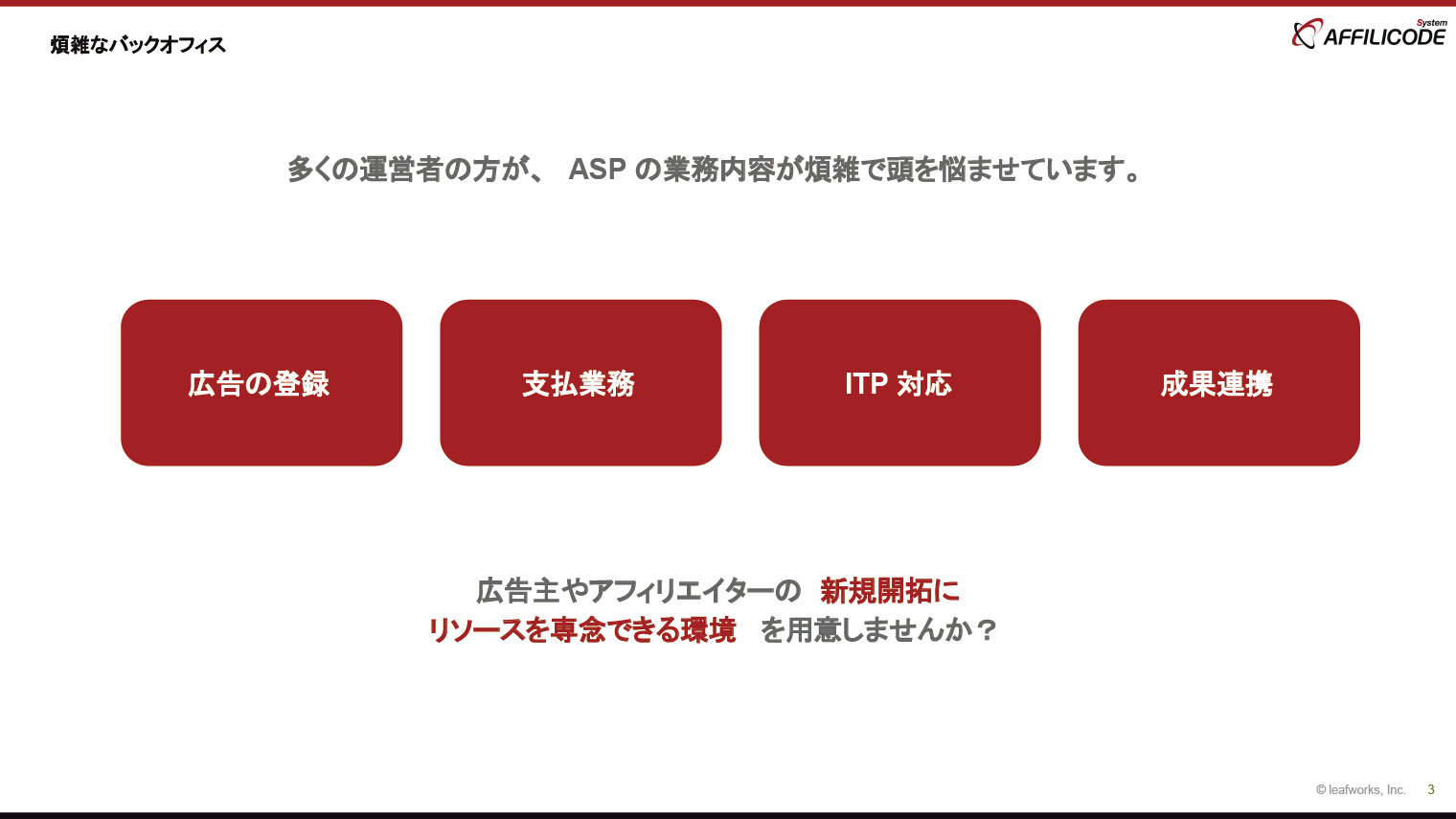 煩雑なバックオフィス